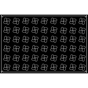 Moule Silicone Mini-Hélice Ø 4 Cm X H 2,8 Cm (x54) Pavoflex grande popularité 7