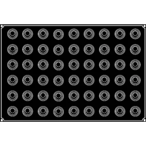 en ligne vente Moule Silicone Mini-Spirale Babel Ø 4 Cm X H 3 Cm (x54) Pavoflex 8