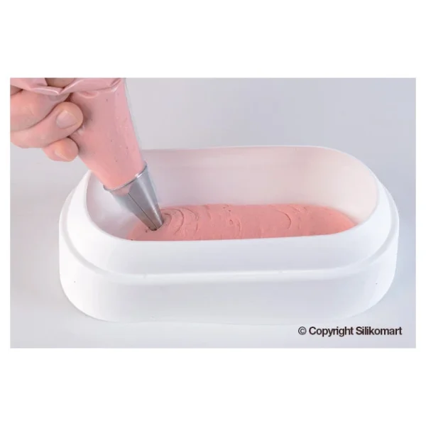 Moule Silicone Ovale Bombé 217 Mm Silikomart De Qualité 4