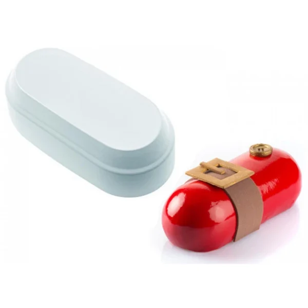 Moule Silicone Ovale Bombé 217 Mm Silikomart De Qualité 1