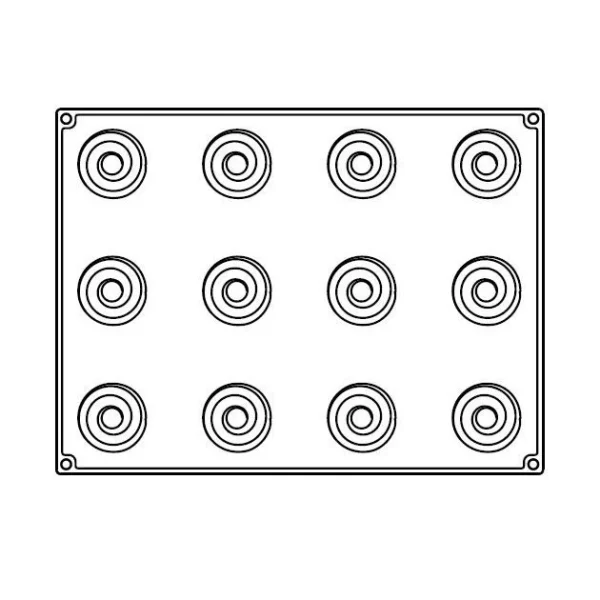 le grand escompte Moule Silicone Over Ø 6,5 Cm X H 5 Cm (x12) Pavoflex 4