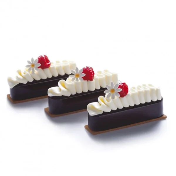 Moule Silicone Pastel 12,5 X 2,8 Cm X H 2,8 Cm (x14) Pavoflex marque moins cher 5