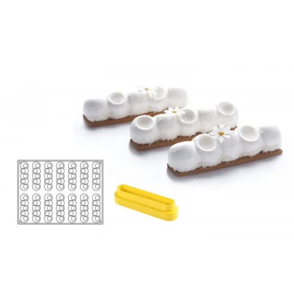 vente pas cher Moule Silicone Pelota 13 X 3,2 Cm X H 2,8 Cm (x14) Pavoflex 1