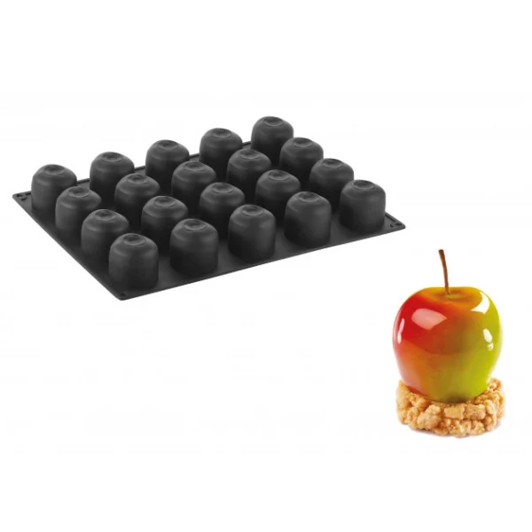 guranteed de qualité Moule Silicone Pomme Ø 5,5 Cm X H 4,8 Cm (x20) Pavoflex 1