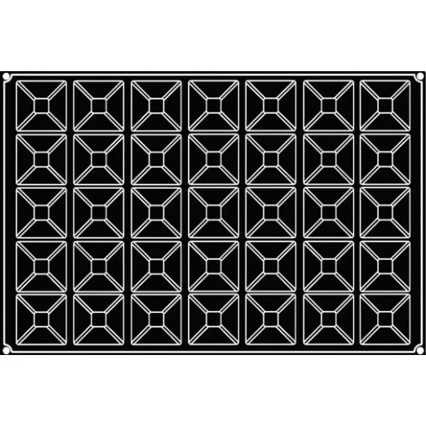 Moule Silicone Pyramide 7 Cm X H 4,5 Cm (x35) Pavoflex Neuve avec étiquette 3
