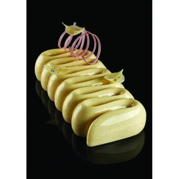 qualité supérieure Moule Silicone Rectangle Honoré 23 X 10,5 Cm X H 4,5 Cm Pavoni 1