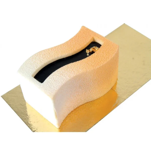 boutique pas cher Moule Silicone Rectangle Vague 8 X 4,5 Cm X H 4 Cm (x25) Pavoflex 5