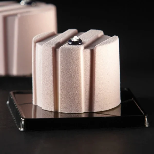 Moule Silicone Rond Rayé Ø 6 Cm X H 4,5 Cm (x24) Pavoflex guranteed de qualité 1