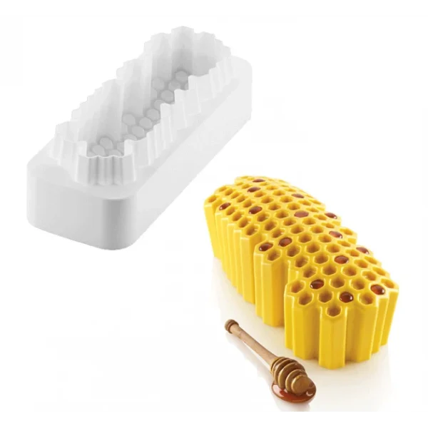 vente pas cher en ligne Moule Silicone Ruche 25 X 9 Cm X H 7,3 Cm Silikomart Professional 1