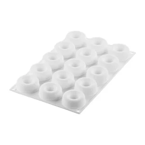 grossiste Moule Silicone Savarin Oblio Ø 5 Cm X H 2,1 Cm (x15) Silikomart Professional 8