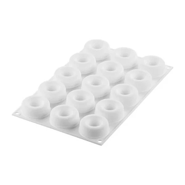 grossiste Moule Silicone Savarin Oblio Ø 5 Cm X H 2,1 Cm (x15) Silikomart Professional 3