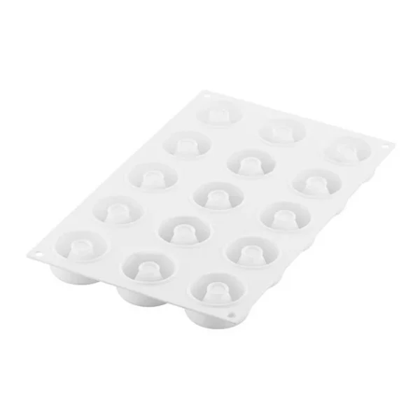 grossiste Moule Silicone Savarin Oblio Ø 5 Cm X H 2,1 Cm (x15) Silikomart Professional 5