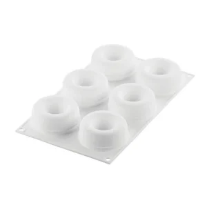Moule Silicone Savarin Oblio Ø 7,5 Cm X H 3 Cm (x6) Silikomart Professional styles dernier cri 8