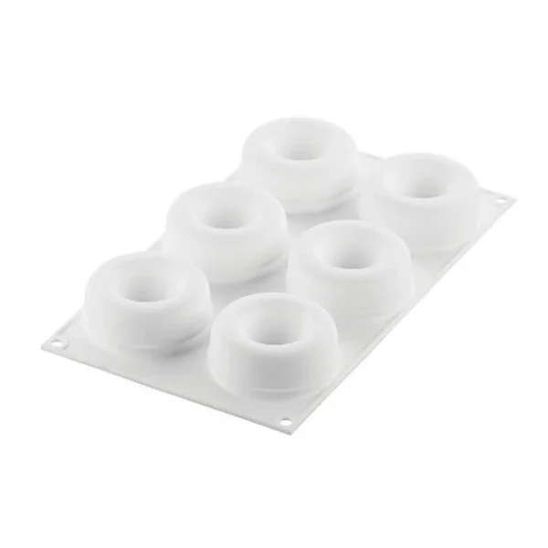 Moule Silicone Savarin Oblio Ø 7,5 Cm X H 3 Cm (x6) Silikomart Professional styles dernier cri 3