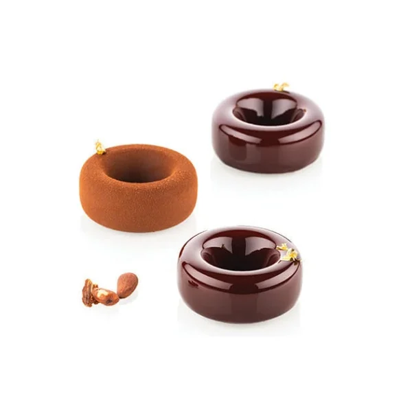 Moule Silicone Savarin Oblio Ø 7,5 Cm X H 3 Cm (x6) Silikomart Professional styles dernier cri 4