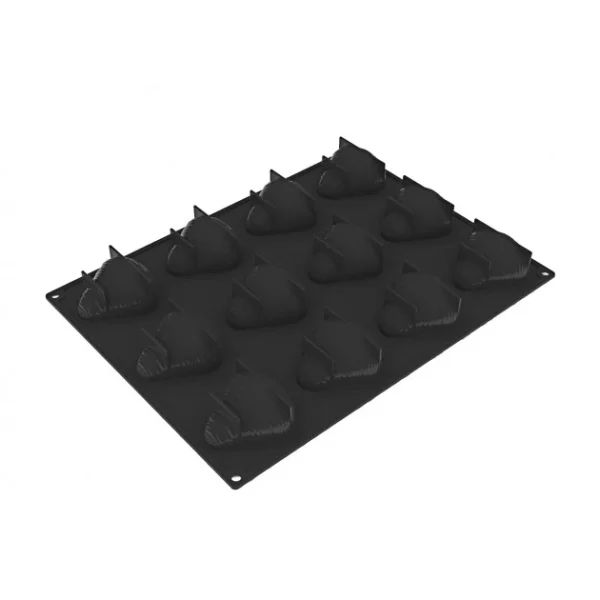 Moule Silicone Sfogliatella 7,7 X 7,15 Cm X H 3,5 Cm (x12) Pavoflex styles dernier cri 3
