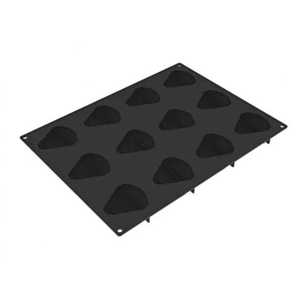 Moule Silicone Sfogliatella 7,7 X 7,15 Cm X H 3,5 Cm (x12) Pavoflex styles dernier cri 5