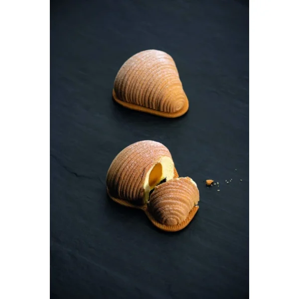Moule Silicone Sfogliatella 7,7 X 7,15 Cm X H 3,5 Cm (x12) Pavoflex styles dernier cri 1