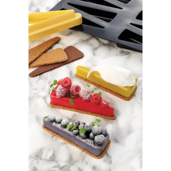 Moule Silicone Slake 11,4 X 3,9 Cm X H 2 Cm (x8) Pavoflex marque pas cher 1