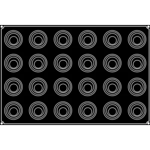 soldes de Noël Moule Silicone Spirale Babel Ø 6,8 Cm X H 5 Cm (x24) Pavoflex 7