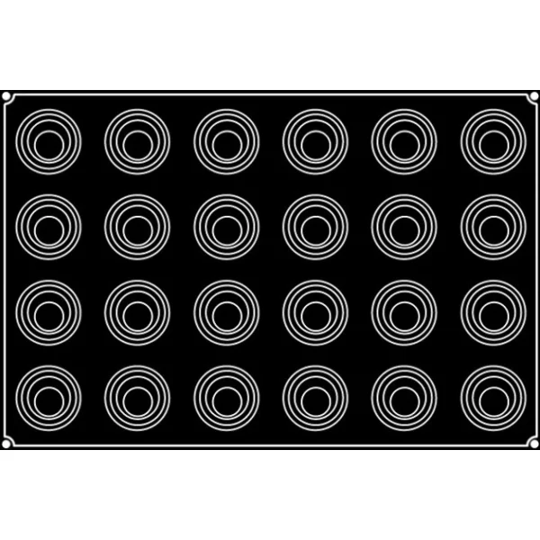 soldes de Noël Moule Silicone Spirale Babel Ø 6,8 Cm X H 5 Cm (x24) Pavoflex 3