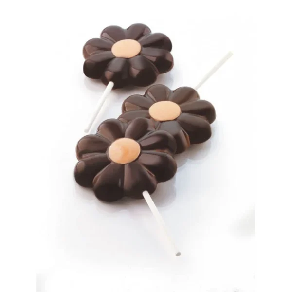 en promotion MALLARD FERRIERE Moule Silicone Sucettes Fleurs + Bâtonnets 3