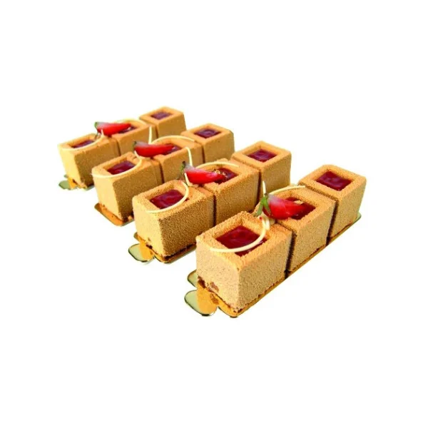 belle Moule Silicone Tricube 12 X 3,2 Cm X H 3,2 Cm (x25) Pavoflex 5