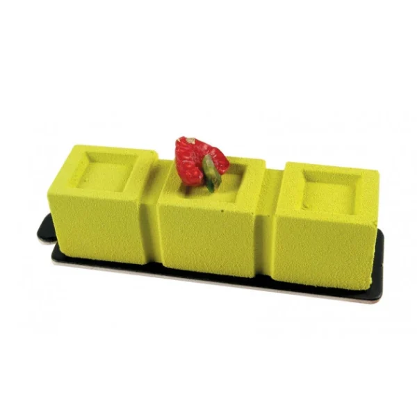 belle Moule Silicone Tricube 12 X 3,2 Cm X H 3,2 Cm (x25) Pavoflex 1