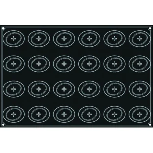 l'unique style Moule Silicone Vague 8,3 X 6,2 Cm X H 3,5 Cm (x24) Pavoflex 6
