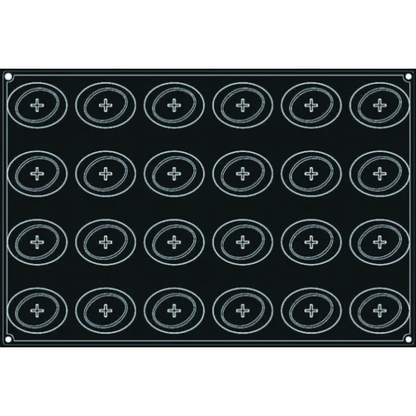 l'unique style Moule Silicone Vague 8,3 X 6,2 Cm X H 3,5 Cm (x24) Pavoflex 3