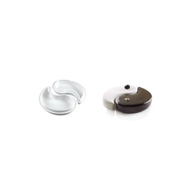 soldes Moule Silicone Yin Yang 24,5 X 19,5 Cm Silikomart Professional 3